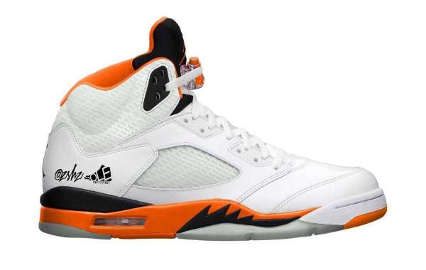 DC1060-100 Air Jordan 5 “Orange Blaze” Basketball Shoes Releasing this week
