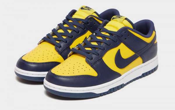 Come and own these classic Nike Dunk Low "Michigan" DD1391-700 shoes!