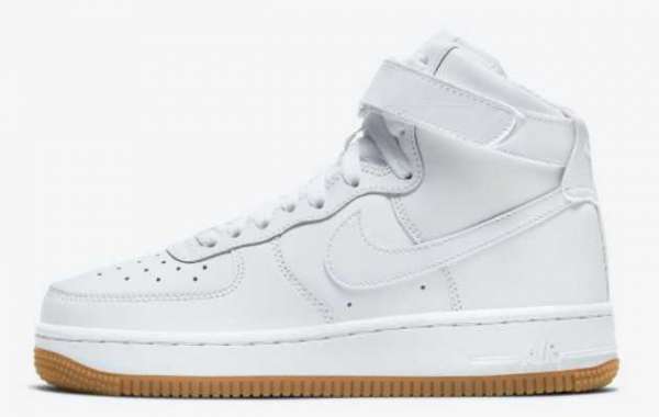 Best Selling Nike Air Force 1 High White Gum Sale Online DH1058-100